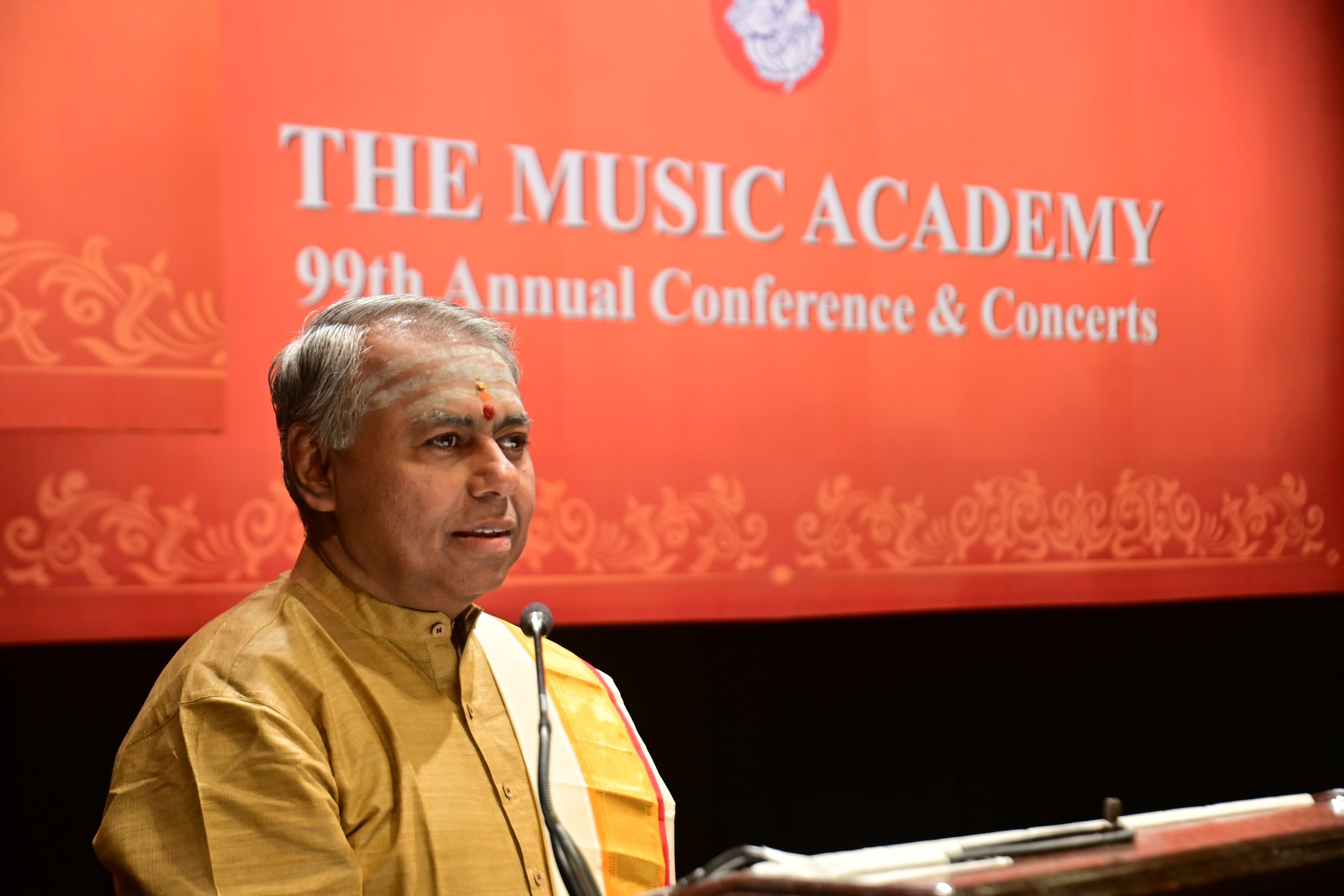 Presidential Address  by Sangita Kalanidhi RK Shriramkumar